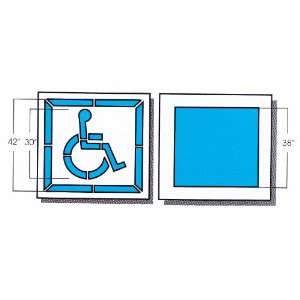  Handicap Parking Stencil 42 x 30 