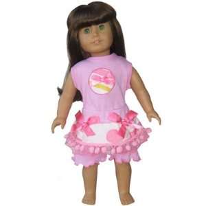  AnnLoren Polka Tutu Outfit Fits American Girl Doll Toys & Games