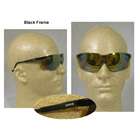 Uvex Genesis Safety Glasses, Earth Frame with Gold Mirror Lens