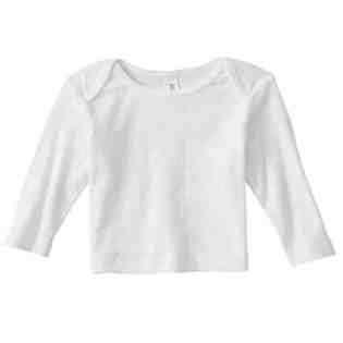 Bella Infant 5.8 oz. Baby Rib Long Sleeve T Shirt BLACK   18 24MOS 