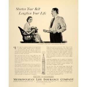  1937 Ad Bohnert Belt Disease Insurance Illness Death 