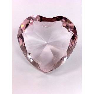 Rosenthal Lead Crystal Heart Shaped Paperweight   Valentine Gift 