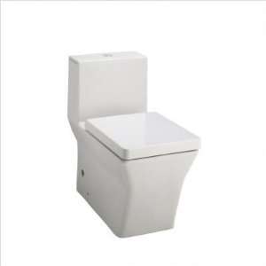   One Piece Elongated Toilet with Dual Flush Technology Finish Biscuit