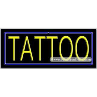  Tattoo Neon Sign (13H x 32L x 3D) 