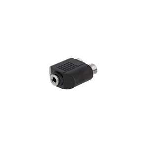  3.5mm RCA Female Adapter(Black) for Mac apple Electronics
