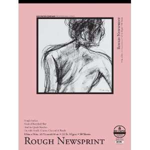  Bee Paper Rough Newsprint Pad, 18 Inch by 24 Inch Arts 