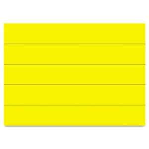  Dry Erase Magnetic Tape Strips Yellow 6 x 7/8 25/Pack 