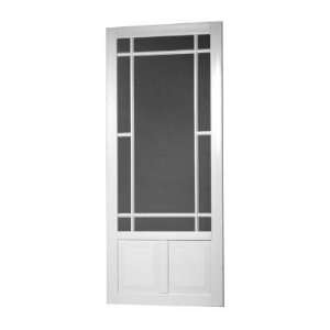 Screen Tight PV36 Solid Vinyl Screen Door, White, 36 Inch by 80 Inch 