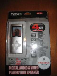 4GB  Player VIdeo Audio Speaker USB Radio LCD Color  