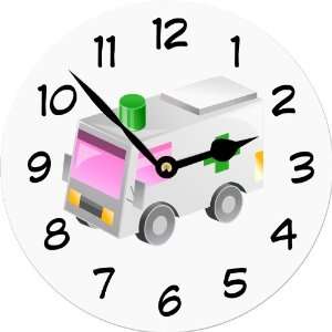  Rikki KnightTM Ambulance Art Large 11.4 Wall Clock   Ideal 