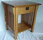 New Solid Oak Wood Mission Style End Table Night Stand