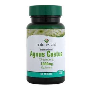 Natures Aid Agnus Castus 1000mg 90 Tablets   Vitex, Chaste Berry 