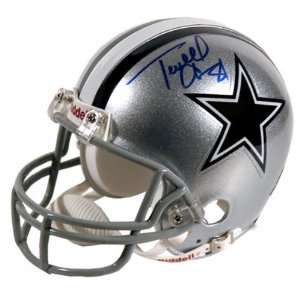 Terrell Owens Dallas Cowboys Autographed Mini Helmet