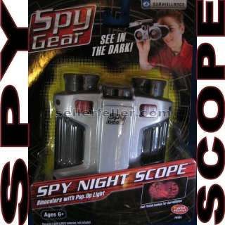 NEW   SPY GEAR Night Scope Binoculars w/red tinted lens  
