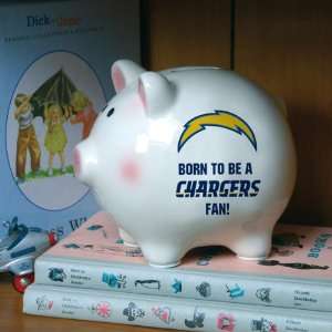  Born to Be San Diego Chargers Fan Piggy Bank Sports 