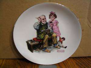 Norman Rockwells The Cobbler Collectors Edition Plate  