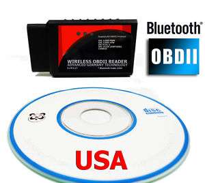 NEW ELM327 OBD2/CAN/OBDII Bluetooth Scanner/Code Reader  