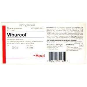  Viburcol 12 Suppositories 11 Grams by Heel BHI Health 