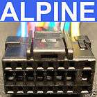 ALPINE 16PIN WIRE HARNESS POWER PLUG CD  DVD CDA CDE