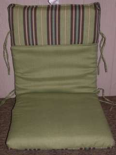 Outdoor Patio Chair Cushion ~ Limerick Green NEW  