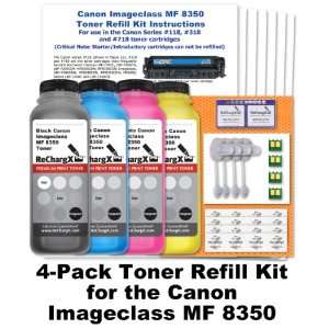  Canon Imageclass MF 8350 Toner Refill Kit (4 Pack   Black 