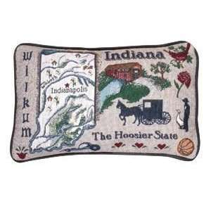  Set Of 2 State of Indiana The Hoosier State Decorative 
