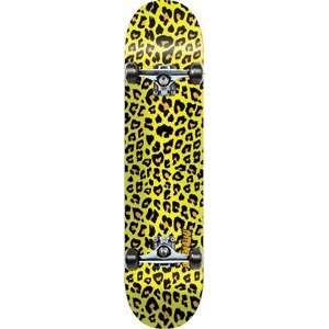  Speed Demons Leopard Yellow/ Black Complete Skateboard   7 