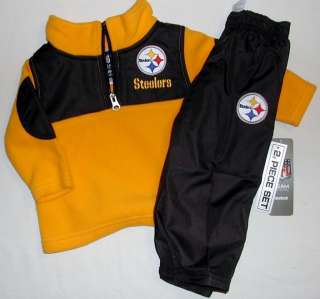 STEELERS REEBOK SWEAT SUIT PANT TODDLER 12mo 18mo 24mo 2T 3T 4T NWT 