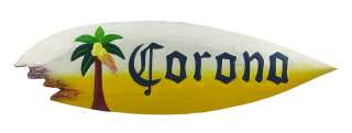 Corona Beer Surfboard Wooden Wall Hanging Tiki Bar  