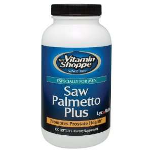 Vitamin Shoppe   Saw Palmetto Plus, 300 softgels