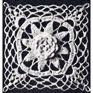 Vintage Crochet PATTERN to make   Irish Crochet PATTERN MOTIF BLOCK 