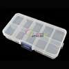 10 Compartment Portable Plastic Tool Case Storage box  
