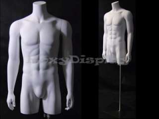 Fiberglass Mannequin Manikin Dress Form Display Torso Half Body 