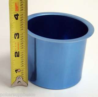 10 Vivid Blue Cup Holders Drop In to Poker Chips Table  