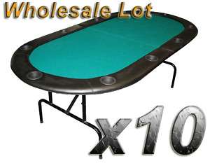 10X 84 CASINO TEXAS HOLDEM POKER FOLDING TABLE  