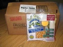 Popcorn Machine supplies Sunflower Oil Portion pack 4oz  