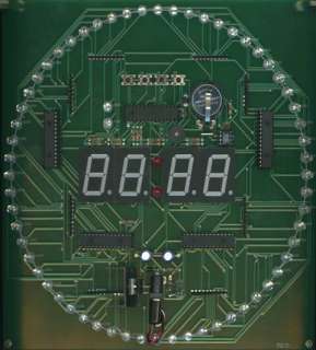 LED 360 7 Segment Real Time Clock, Date and Temp Kit  