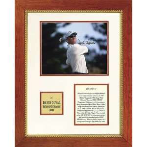 David Duval   Biography Series  Autographed  Sports 