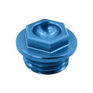 05 12 HONDA CRF450R WORKS CONNECTION OIL FILLER PLUG   BLUE (SMALL 