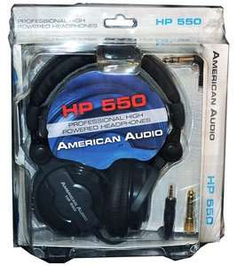   Audio HP550 PROFESSIONAL STUDIO HEADPHONES 640282024129  