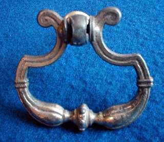 DOOR KNOCKER OR DRAWER PULL FORGED IRON c1880 FRENCH  