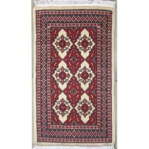   Rug with Wool Pile  a 3x4 Rug  An Authentic Hand Knotted Bokhara