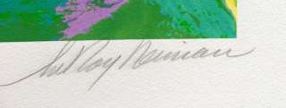 LeROY Neiman Mark McGwire SN Baseball Original Art Serigraph Signed LE 