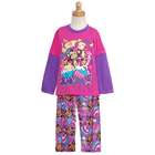 Allura Girls Trendy Pink and Purple Monkey Pajamas Sleepwear Set 10/12