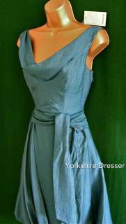 New MONSOON Teal Green BETTY Ruched Cocktail Bridesmaid Dress   All 