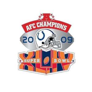  Indianapolis Colts 09 AFC Champs Pin 