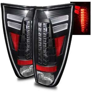  02 06 Chevy Avalanche Black LED Tail Lights Automotive