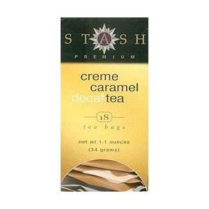 Stash Tea Company   Creme Caramel   Decaffeinated Tea Blends 18 Count