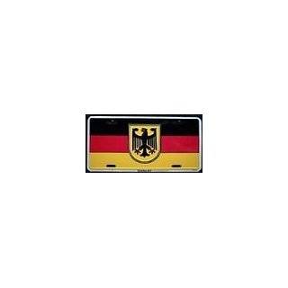  GERMANY FLAG License Plate   German Eagle         12 X 6 