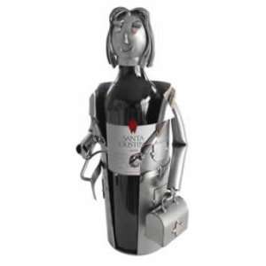 Doctor   Female Wine Caddie by H&K Sculptures 